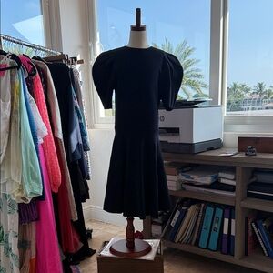 Ted Baker London Black Midi Dress